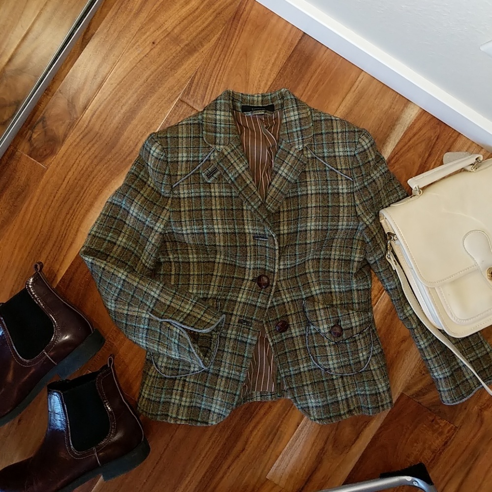 Vintage EXPRESS 100% Wool Blazer